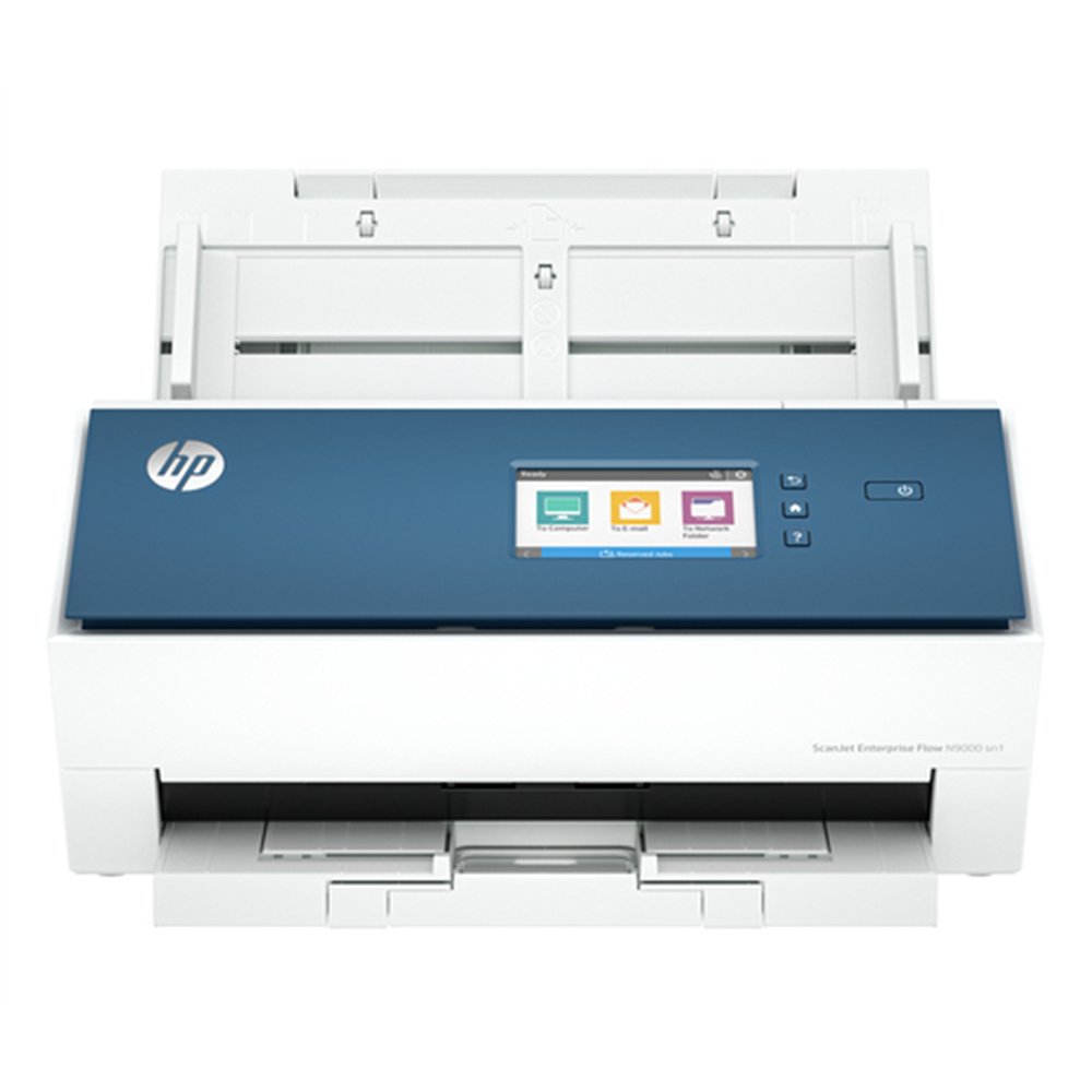 HP ScanJet Enterprise Flow N9000 sn1 Alimentation feuille à feuille de scanner 600 x 600 DPI A3 Bleu, Blanc