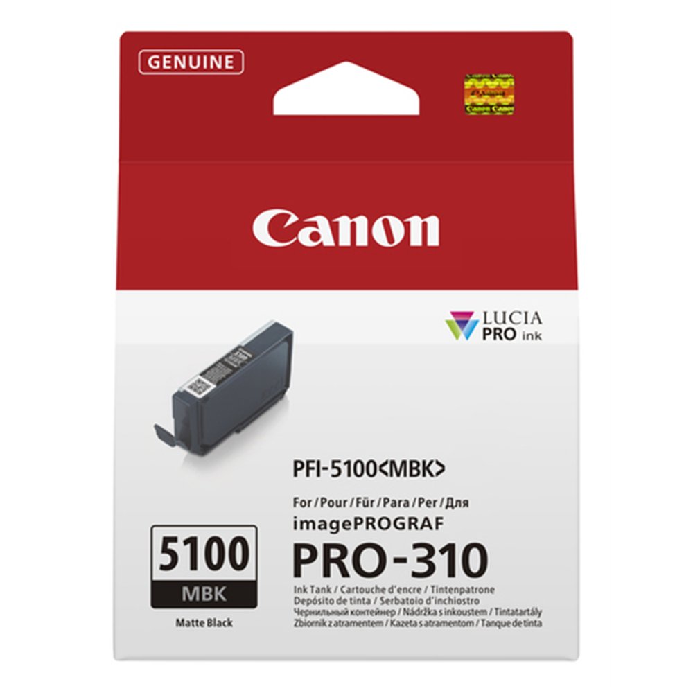 Canon PFI-5100 MBK cartouche d'encre 1 pièce(s) Original Noir mat