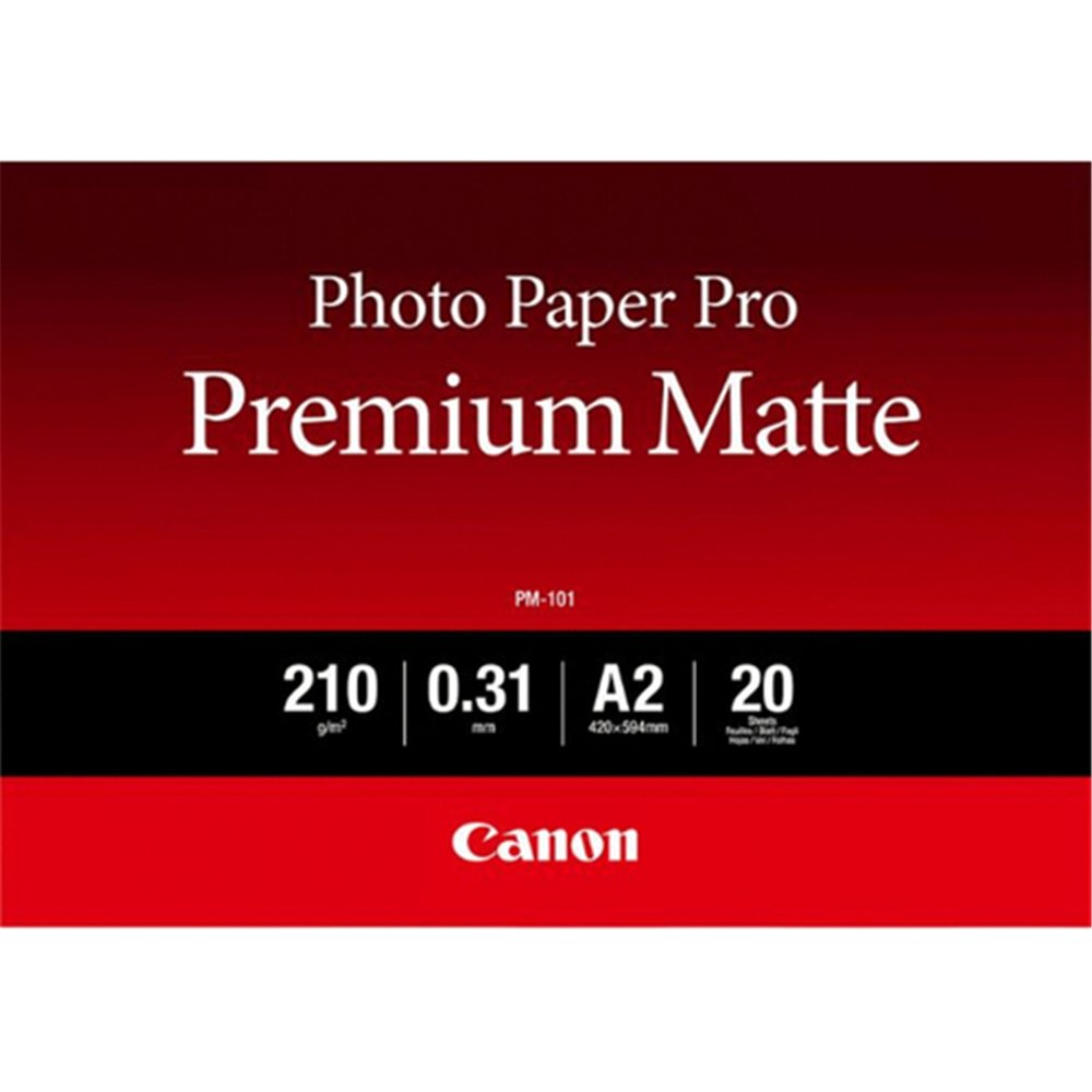 Canon 8657B017 papier photos A2 Blanc Mat