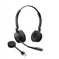 Jabra Engage 55 Casque Sans fil Crochets auriculaires Bureau/Centre d'appels Noir, Titane