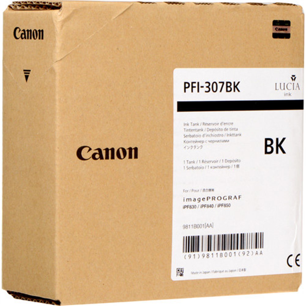 Canon PFI-307BK cartouche d'encre Original Noir