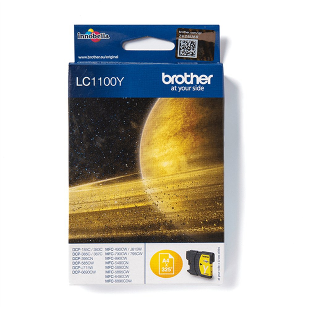 Brother LC1100Y cartouche d'encre 1 pièce(s) Original Jaune
