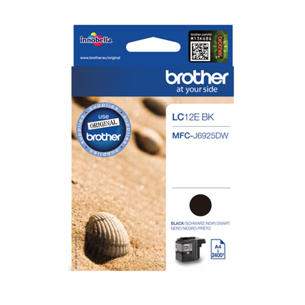 Brother LC12EBK cartouche d'encre 1 pièce(s) Original Noir
