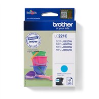 Brother LC221C cartouche d'encre 1 pièce(s) Original Cyan