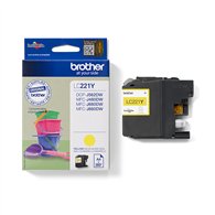 Brother LC221Y cartouche d'encre 1 pièce(s) Original Jaune