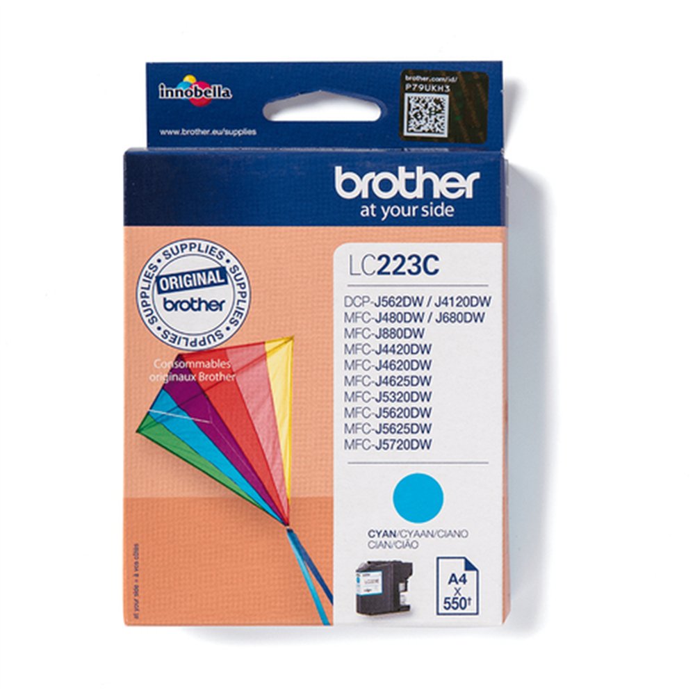 Brother LC223C cartouche d'encre 1 pièce(s) Original Cyan