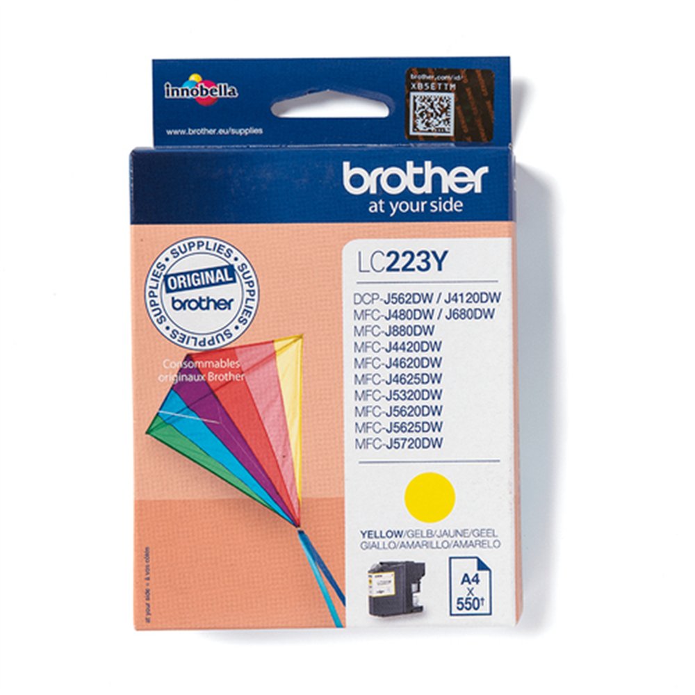 Brother LC223Y cartouche d'encre 1 pièce(s) Original Jaune