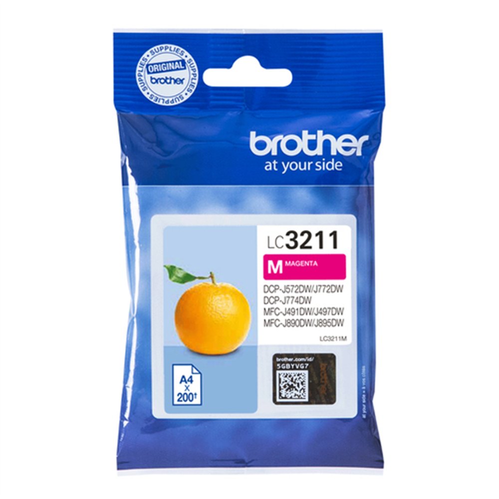 Brother LC3211M cartouche d'encre 1 pièce(s) Original Rendement standard Magenta