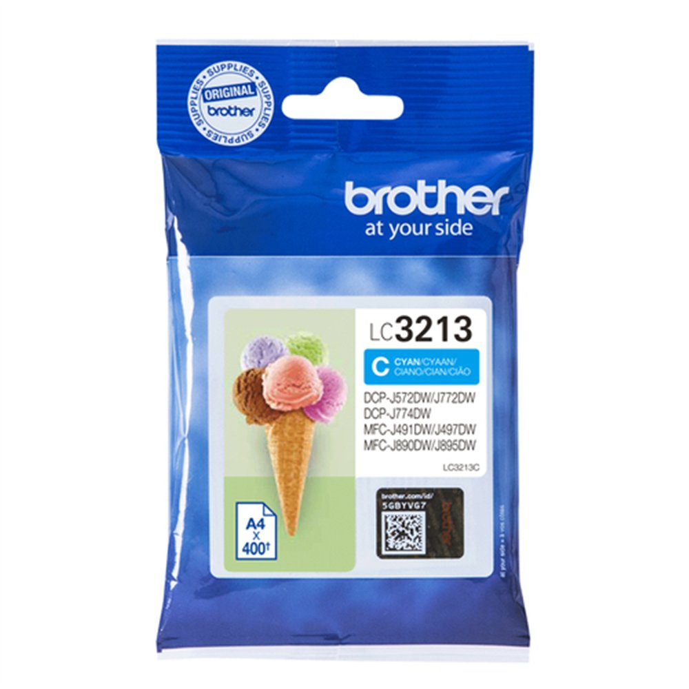 Brother LC3213C cartouche d'encre 1 pièce(s) Original Rendement élevé (XL) Cyan