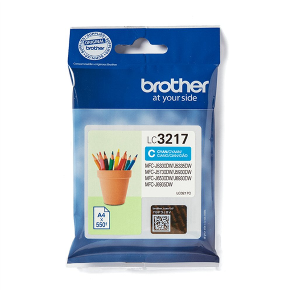 Brother LC3217C cartouche d'encre 1 pièce(s) Original Cyan