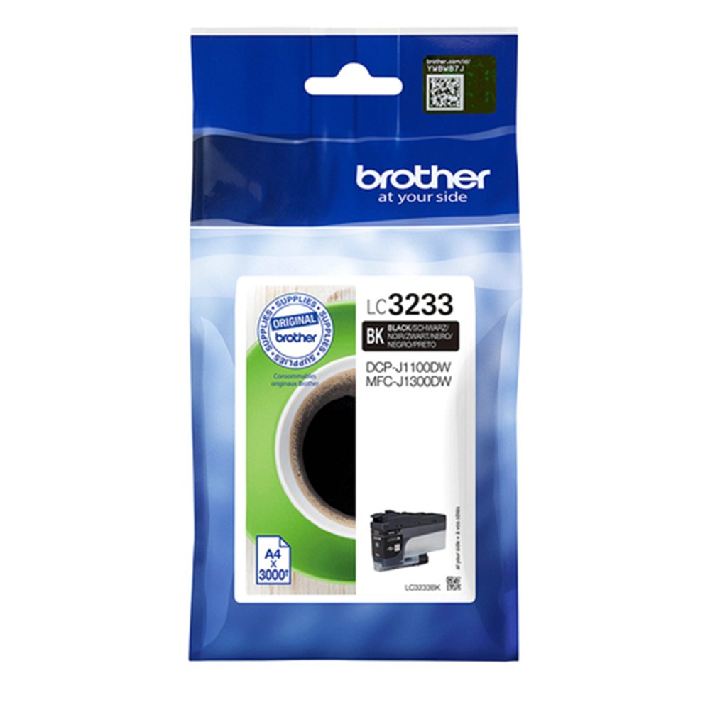 Brother LC3233BK cartouche d'encre 1 pièce(s) Original Rendement standard Noir