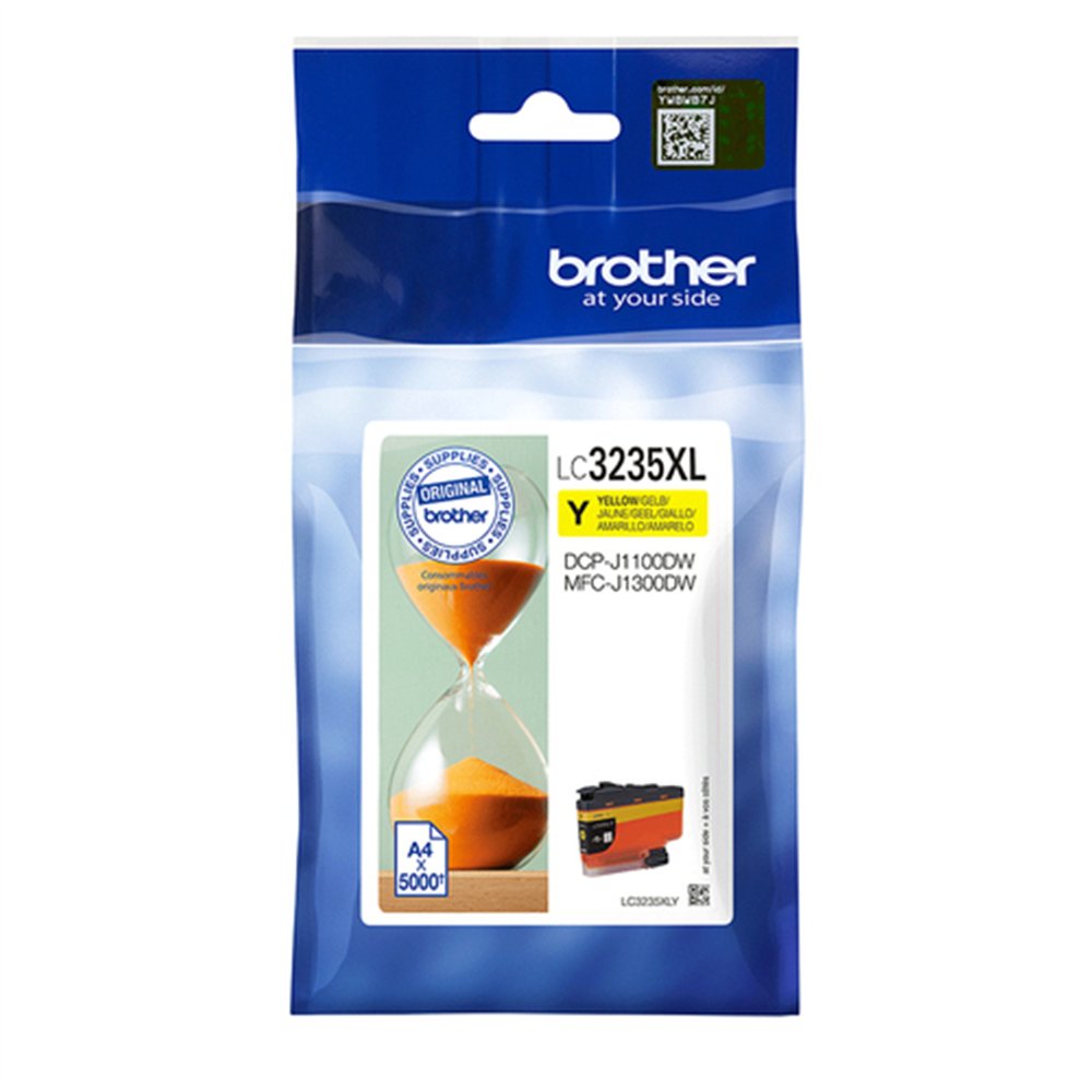 Brother LC3235XLY cartouche d'encre 1 pièce(s) Original Rendement élevé (XL) Jaune