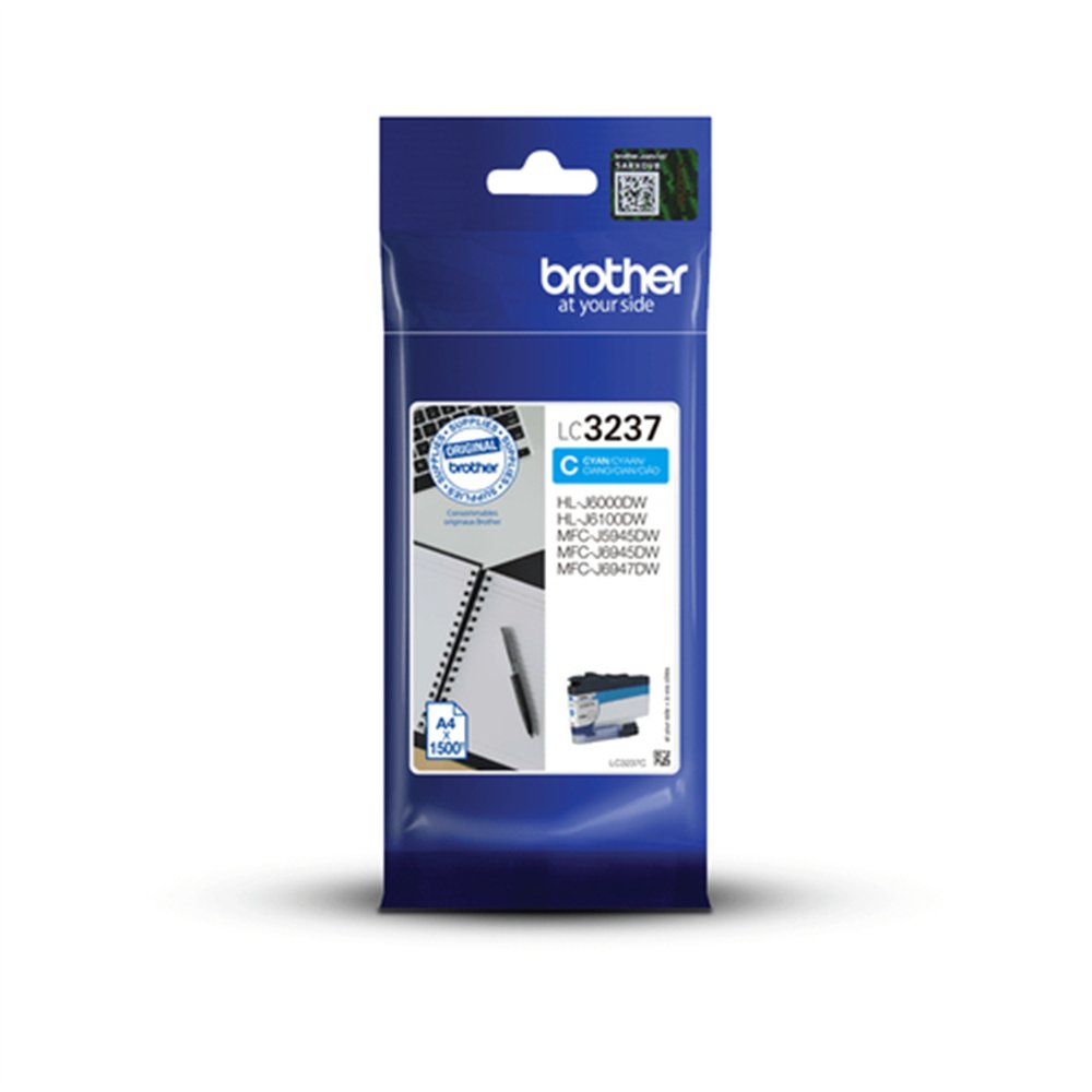 Brother LC3237C cartouche d'encre 1 pièce(s) Original Rendement standard Cyan