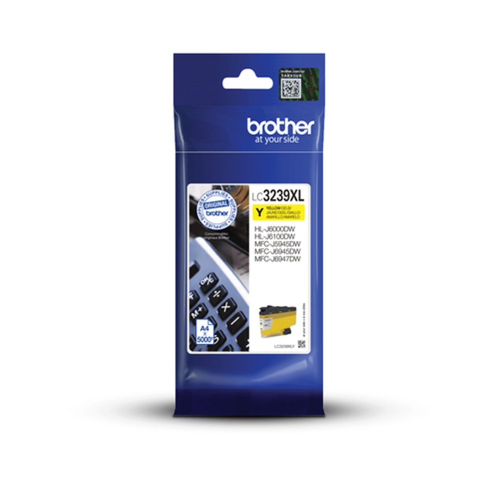Brother LC-3239XLY cartouche d'encre 1 pièce(s) Original Rendement élevé (XL) Jaune