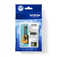 Brother LC-421XLVAL PagePack 4 pièce(s) Original Rendement élevé (XL) Noir, Cyan, Magenta, Jaune