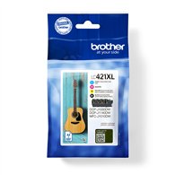 Brother LC-421XLVAL PagePack 4 pièce(s) Original Rendement élevé (XL) Noir, Cyan, Magenta, Jaune