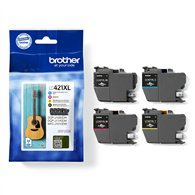 Brother LC-421XLVAL PagePack 4 pièce(s) Original Rendement élevé (XL) Noir, Cyan, Magenta, Jaune