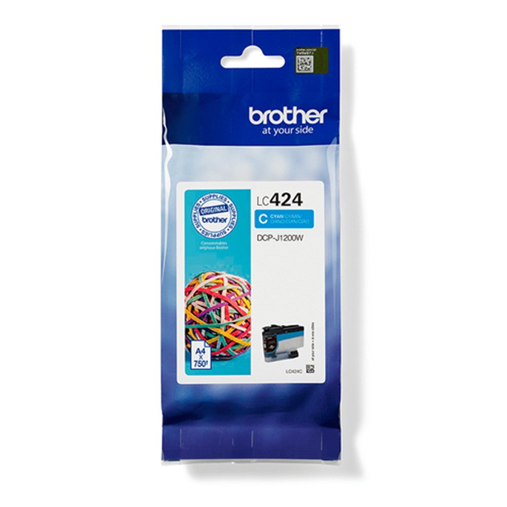 Brother LC424C cartouche d'encre 1 pièce(s) Original Cyan