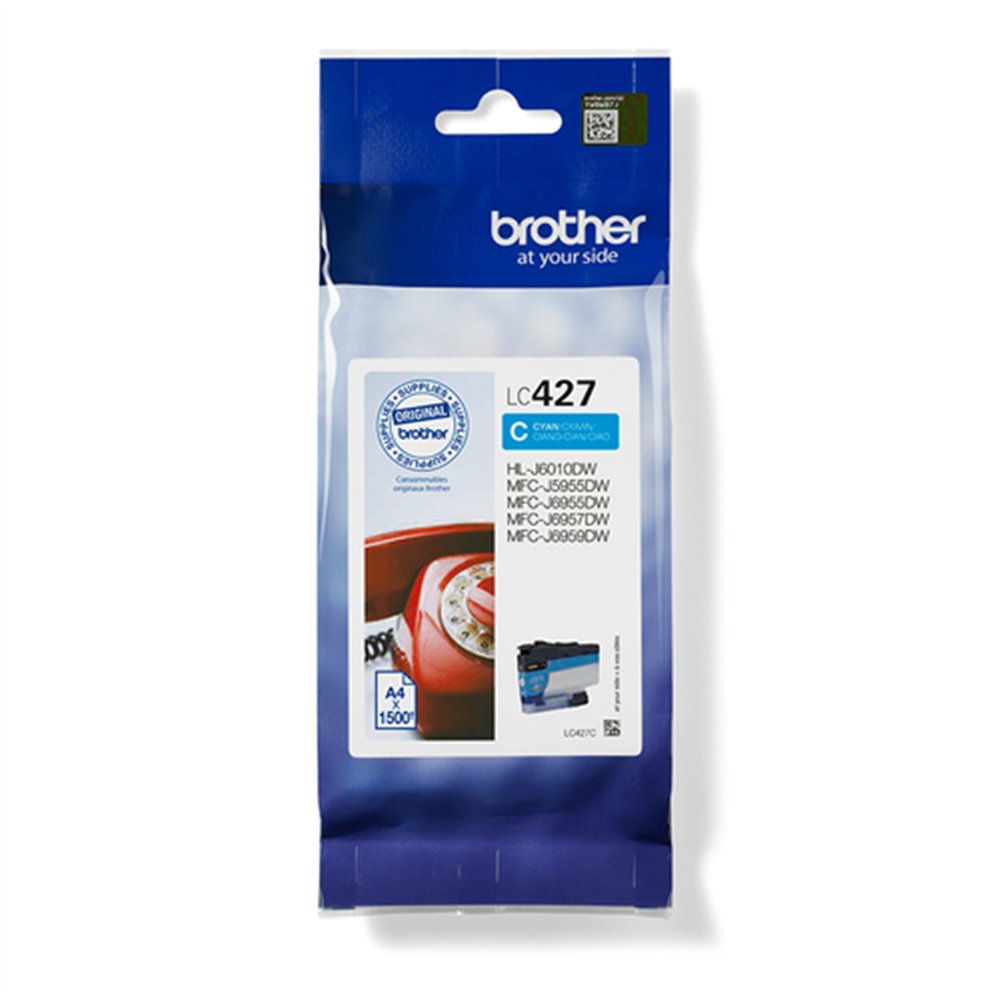 Brother LC427C cartouche d'encre 1 pièce(s) Original Rendement standard Cyan