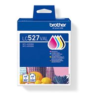Brother LC-527VAL cartouche d'encre 4 pièce(s) Original Noir, Cyan, Magenta, Jaune