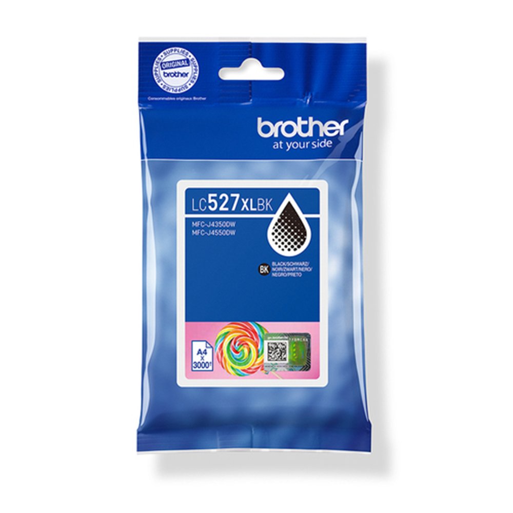 Brother LC-527XLBK cartouche d'encre 1 pièce(s) Original Rendement élevé (XL) Noir