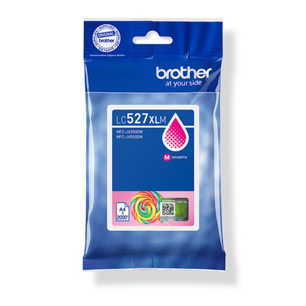 Brother LC-527XLM cartouche d'encre 1 pièce(s) Original Rendement élevé (XL) Magenta