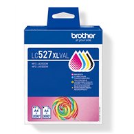 Brother LC-527XLVAL cartouche d'encre 4 pièce(s) Original Rendement élevé (XL) Noir, Cyan, Magenta, Jaune