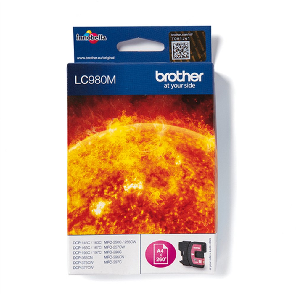 Brother LC980M cartouche d'encre 1 pièce(s) Original Magenta