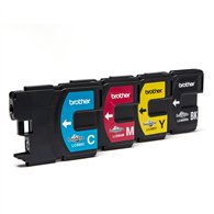 Brother LC980VALBP cartouche d'encre 4 pièce(s) Original Noir, Cyan, Magenta, Jaune