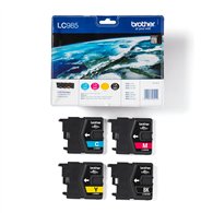 Brother LC985VALBP cartouche d'encre 4 pièce(s) Original Noir, Cyan, Magenta, Jaune