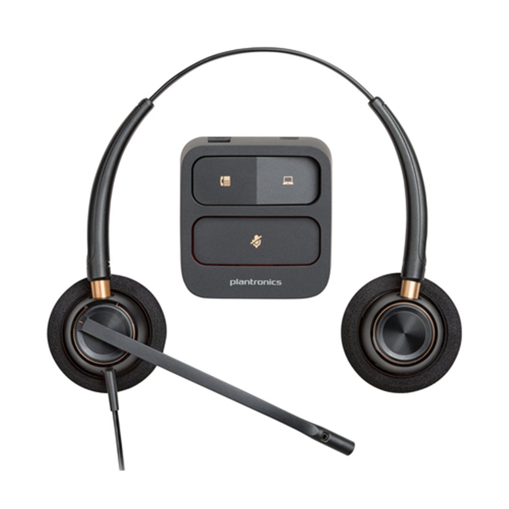 HP Poly Micro-casque binaural Poly EncorePro 520 + fonction Quick Disconnect