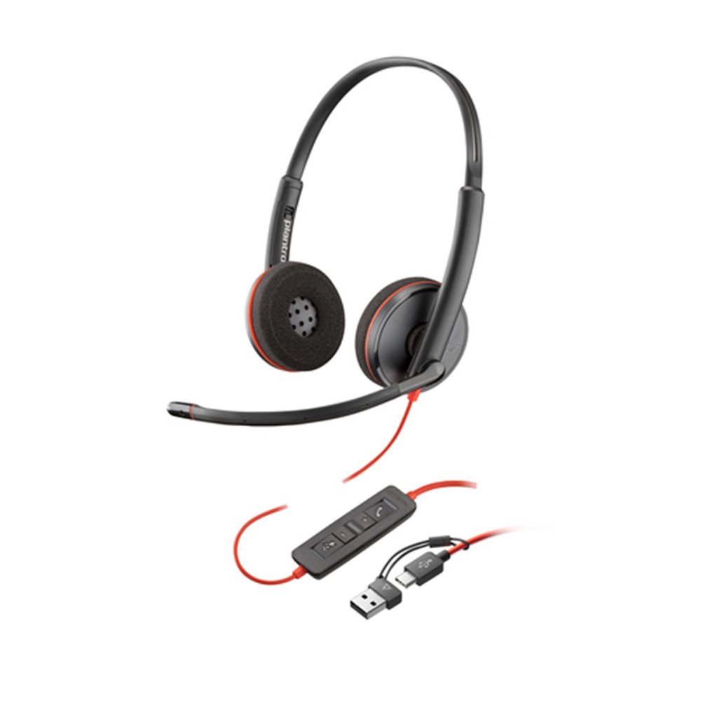 HP Poly Micro-casque Poly Blackwire 3225 stéréo USB-A