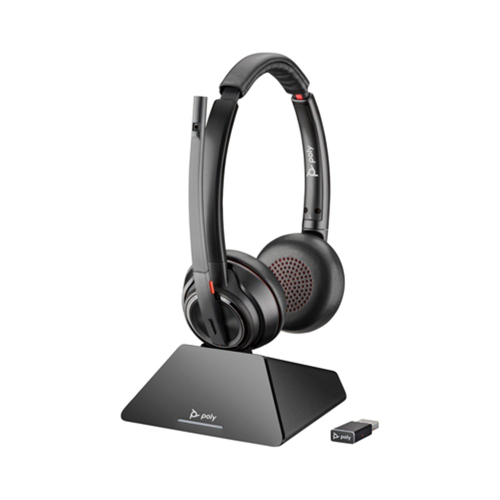 HP Poly Micro-casque Poly Savi 8220 DECT UC USB-A 1880-1900 MHz certifié Microsoft Teams