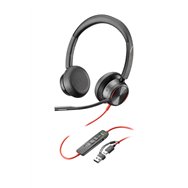 HP Poly Micro-casque Poly Blackwire 8225 stéréo USB-C + adaptateur USB-C/A
