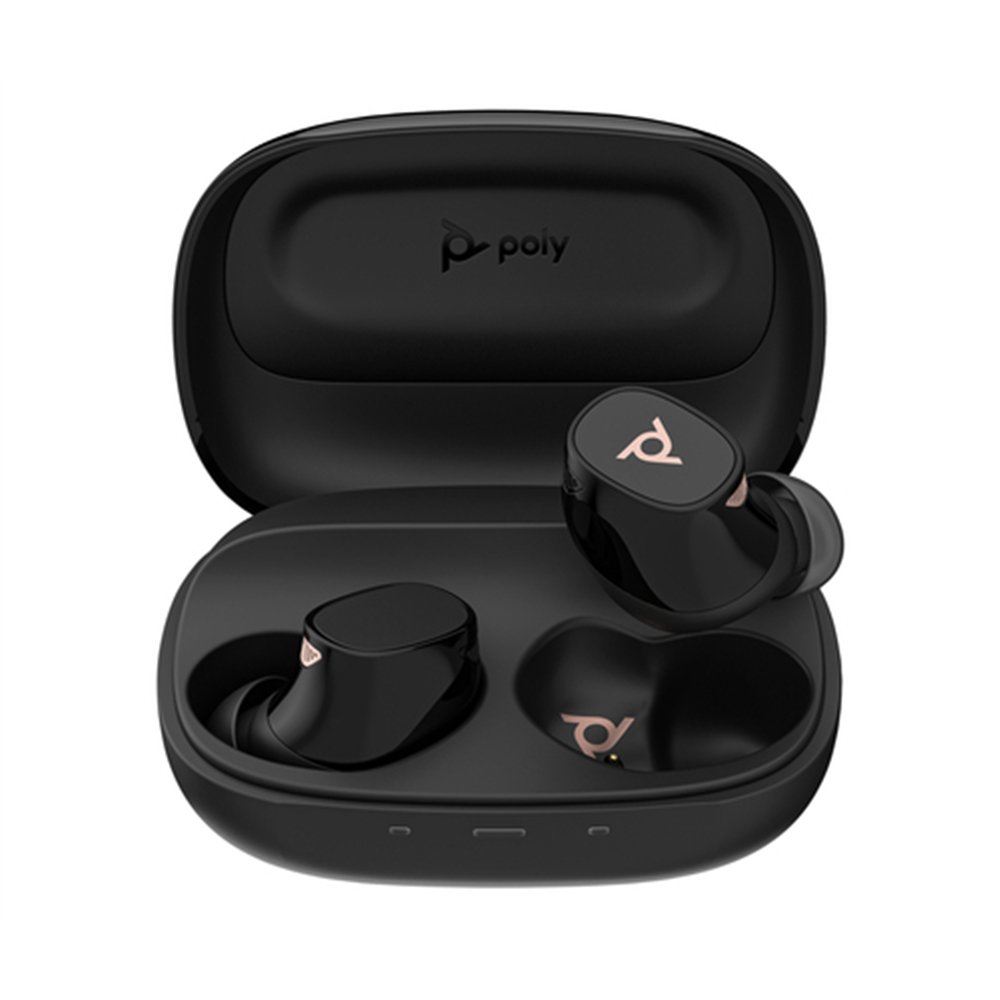 HP Poly Voyager Free 20 Black Earbuds +Basic Charge Case