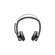 HP Poly Micro-casque Poly Voyager Focus 2 USB-C-C certifié Microsoft Teams + adaptateur USB-C/A +base de chargement