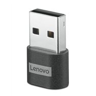 Lenovo 4X91C99226 changeur de genre de câble USB-C USB-A Noir