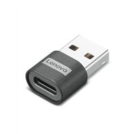Lenovo 4X91C99226 changeur de genre de câble USB-C USB-A Noir