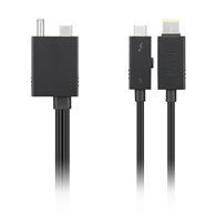 Lenovo 4X91K16970 Câble Thunderbolt 0,7 m 40 Gbit/s Noir