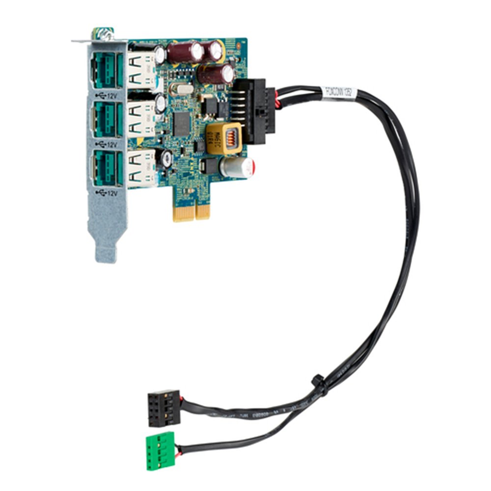 HP Engage Flex Pro 12V PUSB Standard Card Noir, Vert
