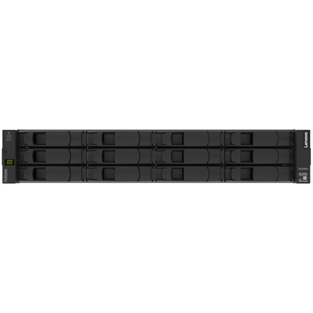 Lenovo ThinkSystem DE4200H 2U12 boîtier de disques Rack (2 U) Noir