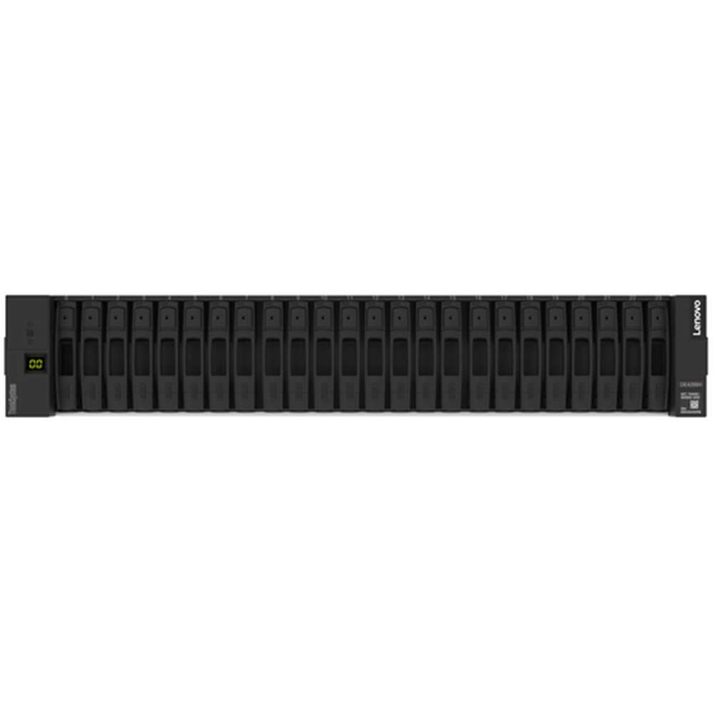 Lenovo ThinkSystem DE4200H 2U24 boîtier de disques Rack (2 U) Noir