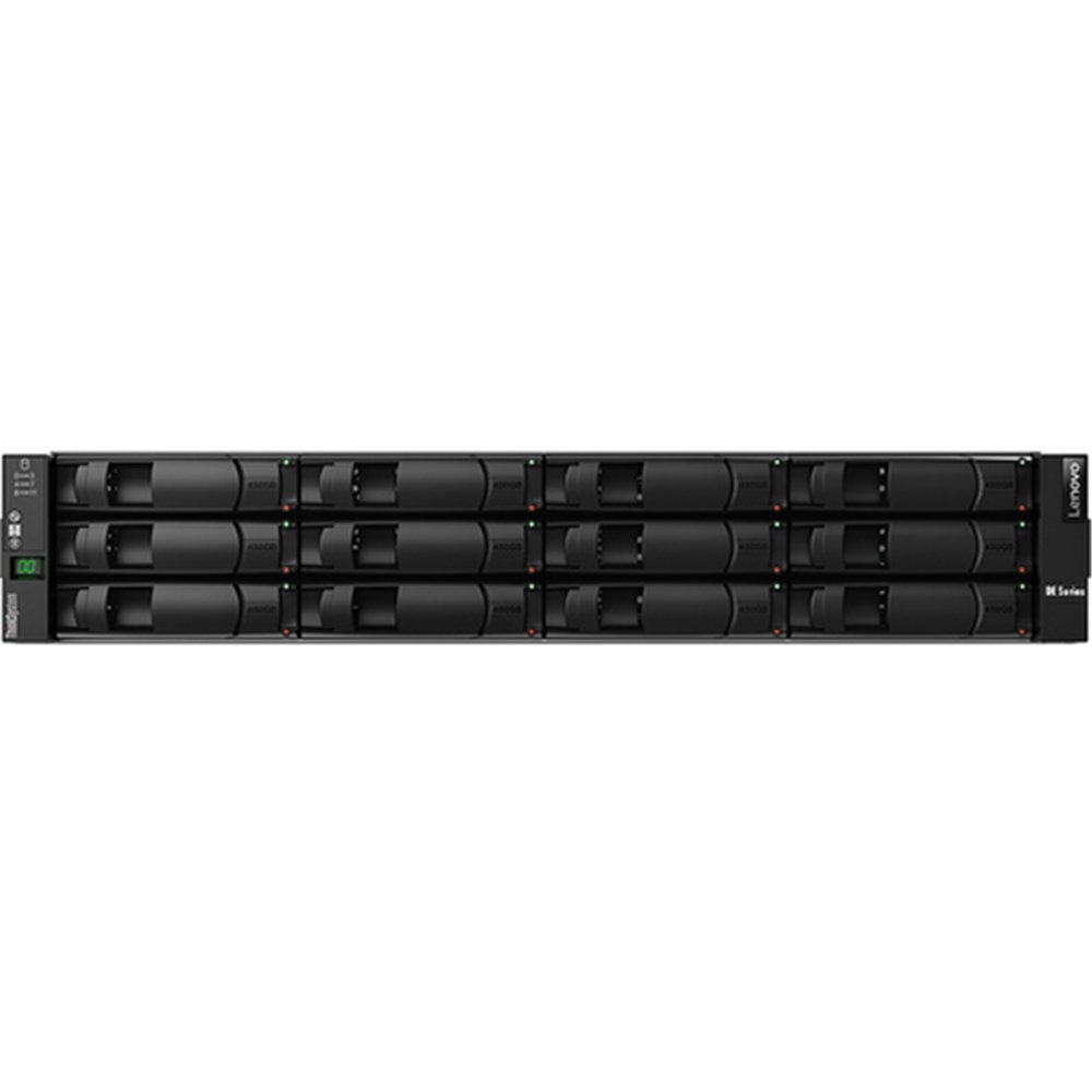 Lenovo ThinkSystem DE2000H boîtier de disques 0 To Rack (2 U) Noir