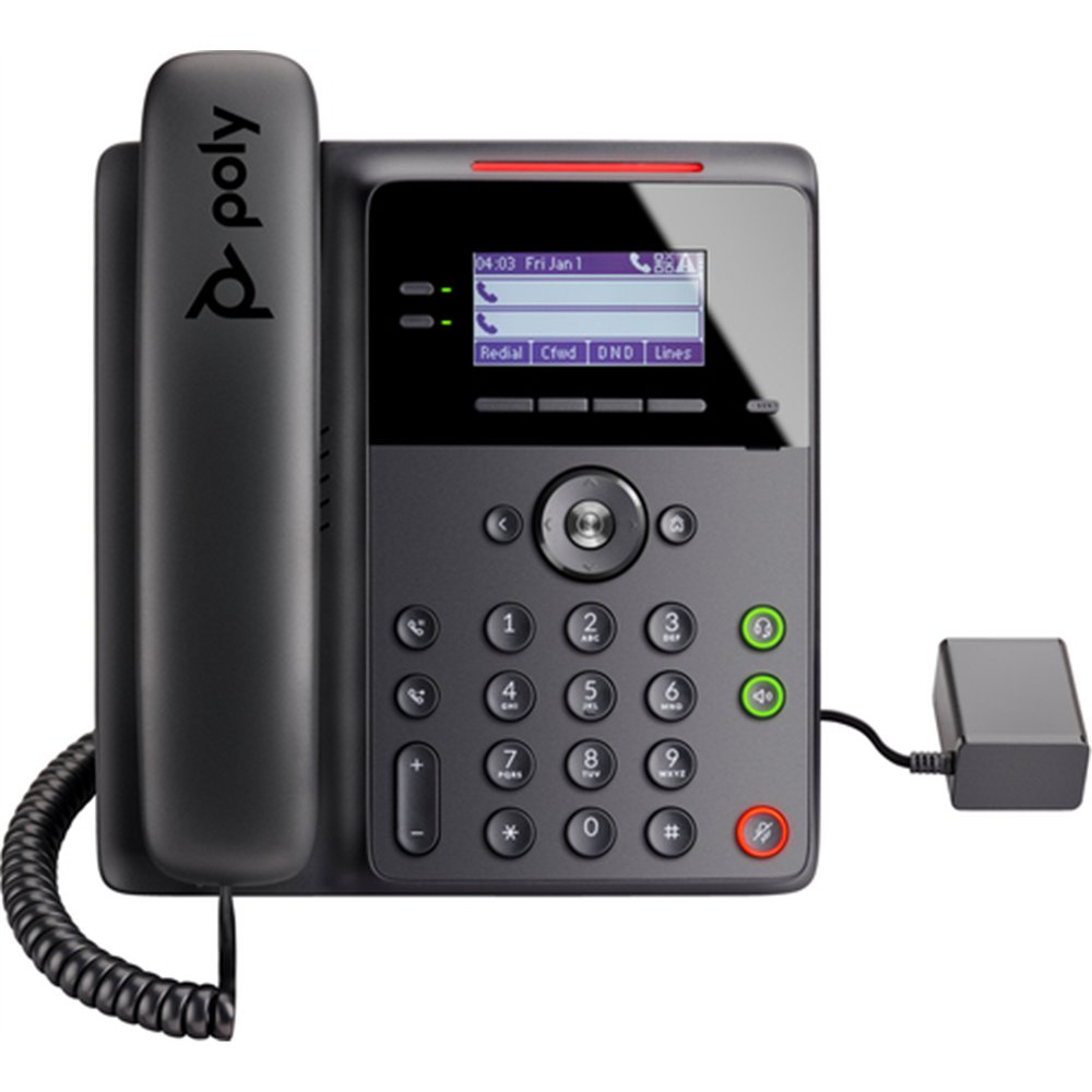 HP Poly Téléphone IP Poly Edge B30 compatible PoE