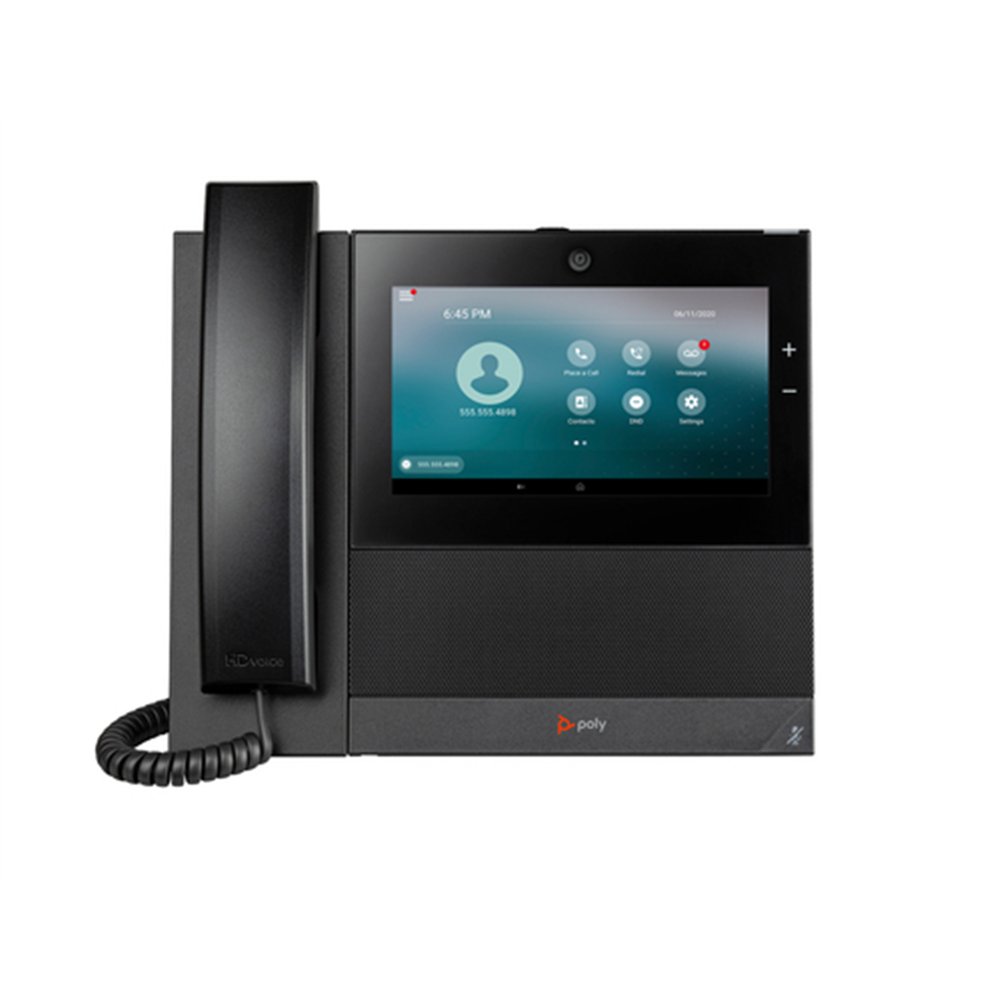 HP Poly Téléphone multimédia professionnel Poly CCX 700 avec Open SIP et compatible PoE