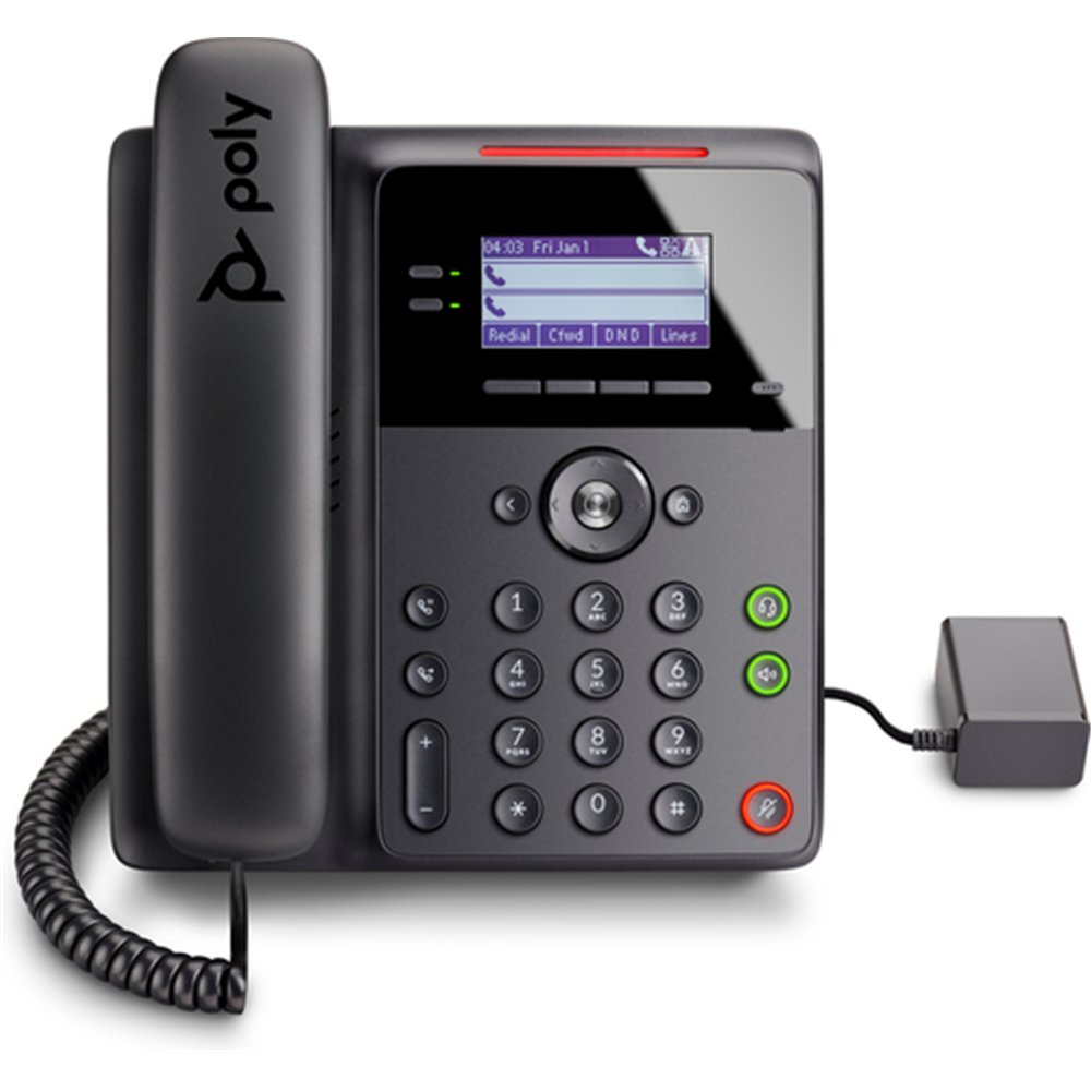 HP Poly Téléphone IP Poly Edge B10 avec module d’alimentation PRC