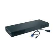 Lenovo 1754A1X commutateur écran, clavier et souris Grille de montage Noir