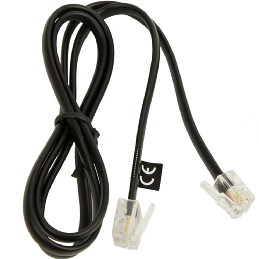 Jabra 8800-00-101 câble de téléphone Noir