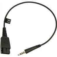Jabra 8800-00-99 changeur de genre de câble Quick Disconnect (QD) 3.5 mm Noir
