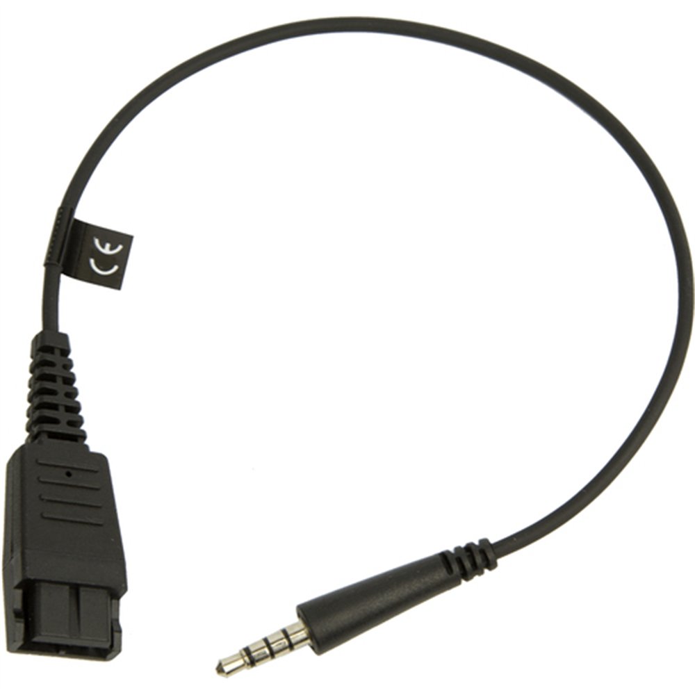 Jabra 8800-00-99 changeur de genre de câble Quick Disconnect (QD) 3.5 mm Noir